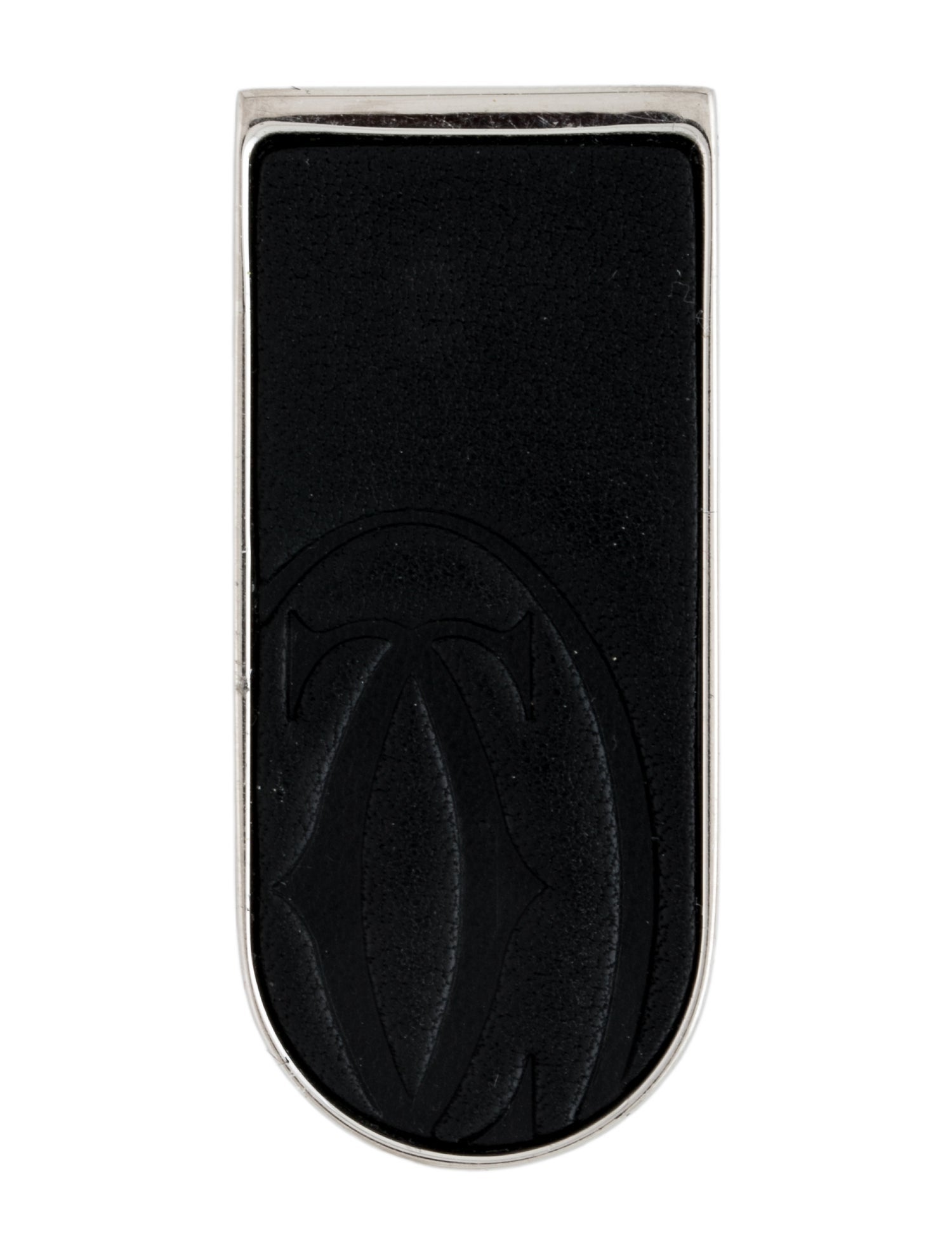 Cartier Leather Logo Money Clip