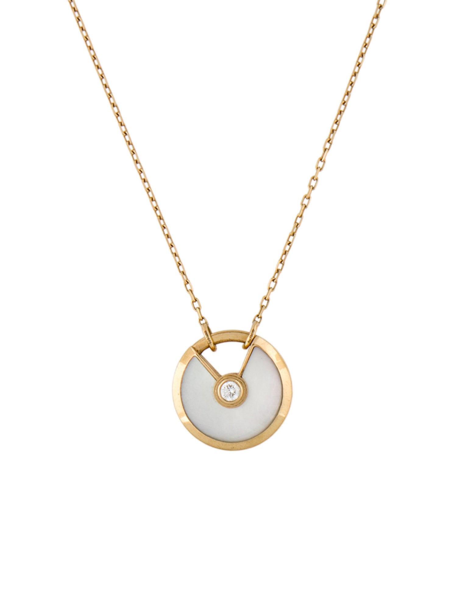 Cartier Mother of Pearl Amulette de Cartier Necklace