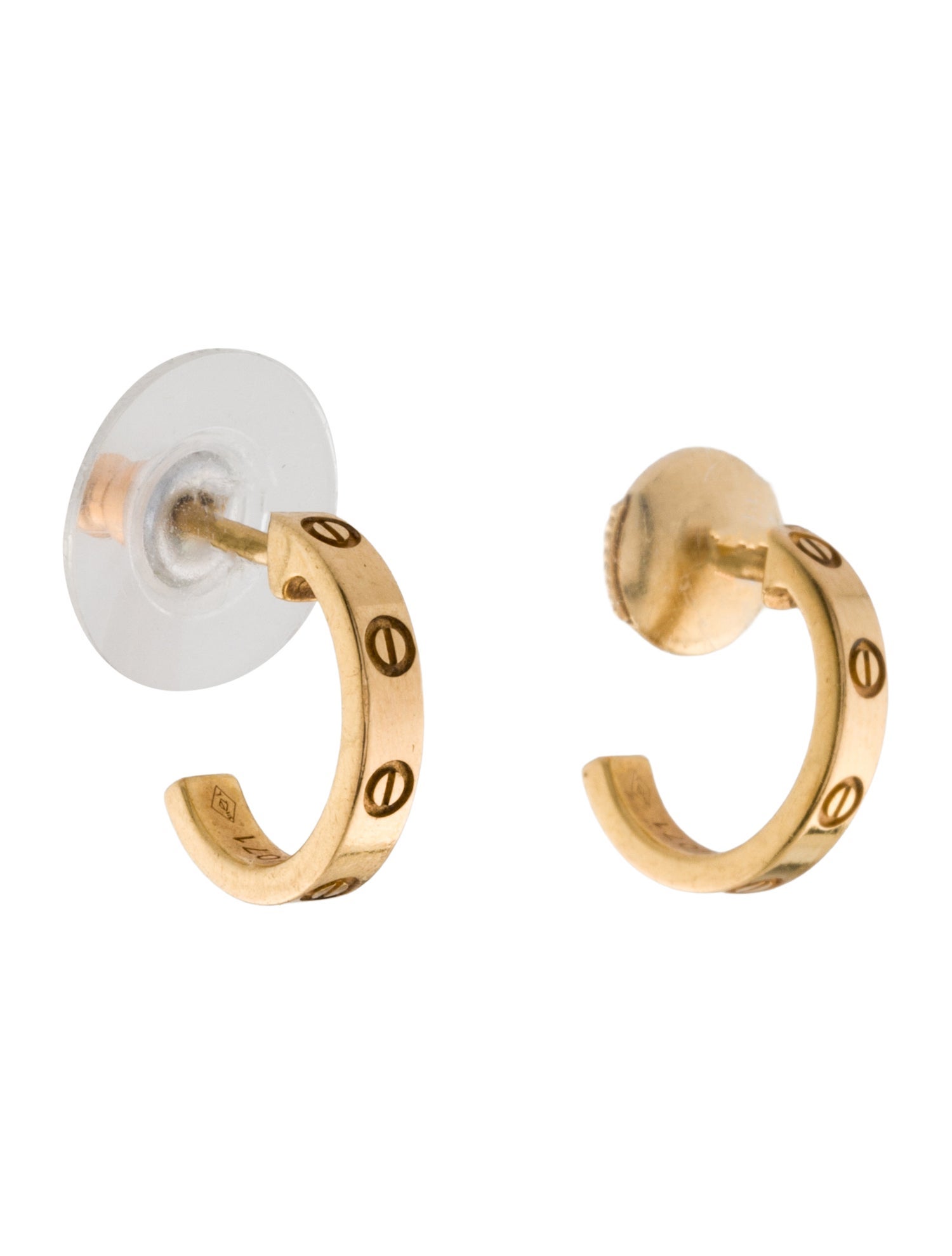 Cartier Small LOVE Hoop Earrings