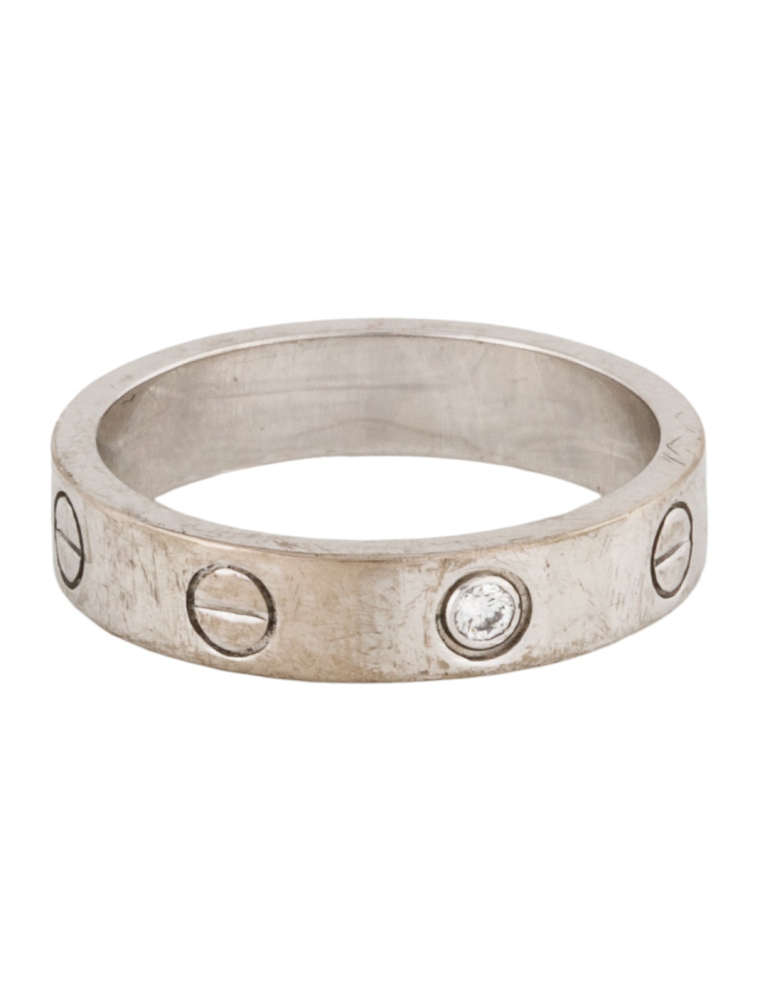 Cartier 1 Diamond LOVE Ring, Small Model