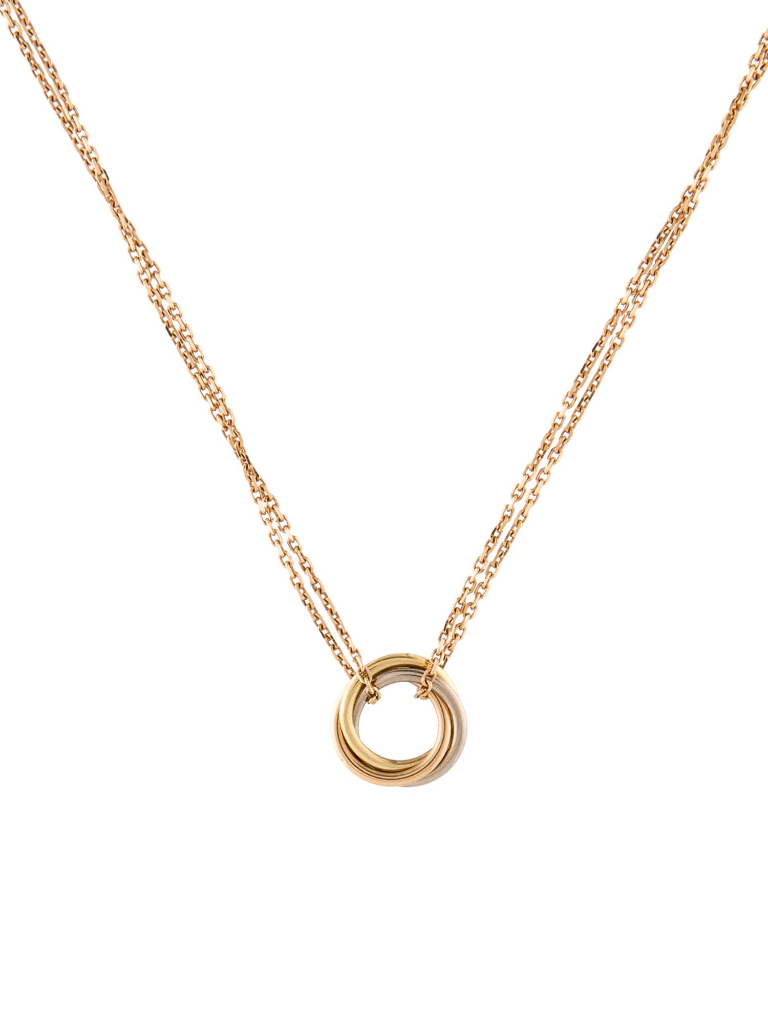 Cartier Trinity Pendant Necklace, Mini Model