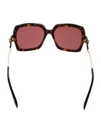 Cartier Panthere De Cartier Square Sunglasses