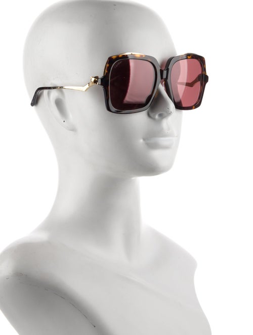 Cartier Panthere De Cartier Square Sunglasses