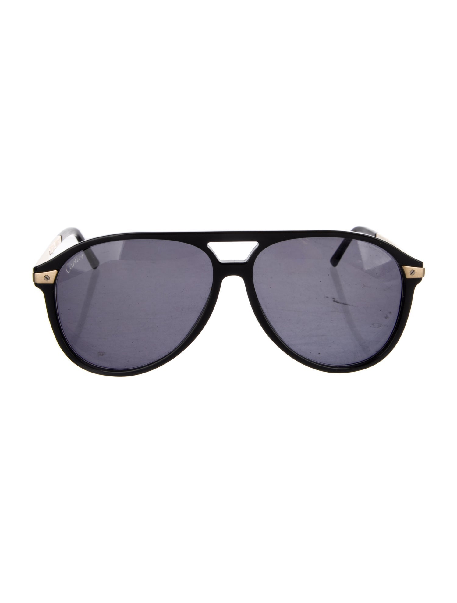 Cartier Santos de Cartier Aviator Sunglasses