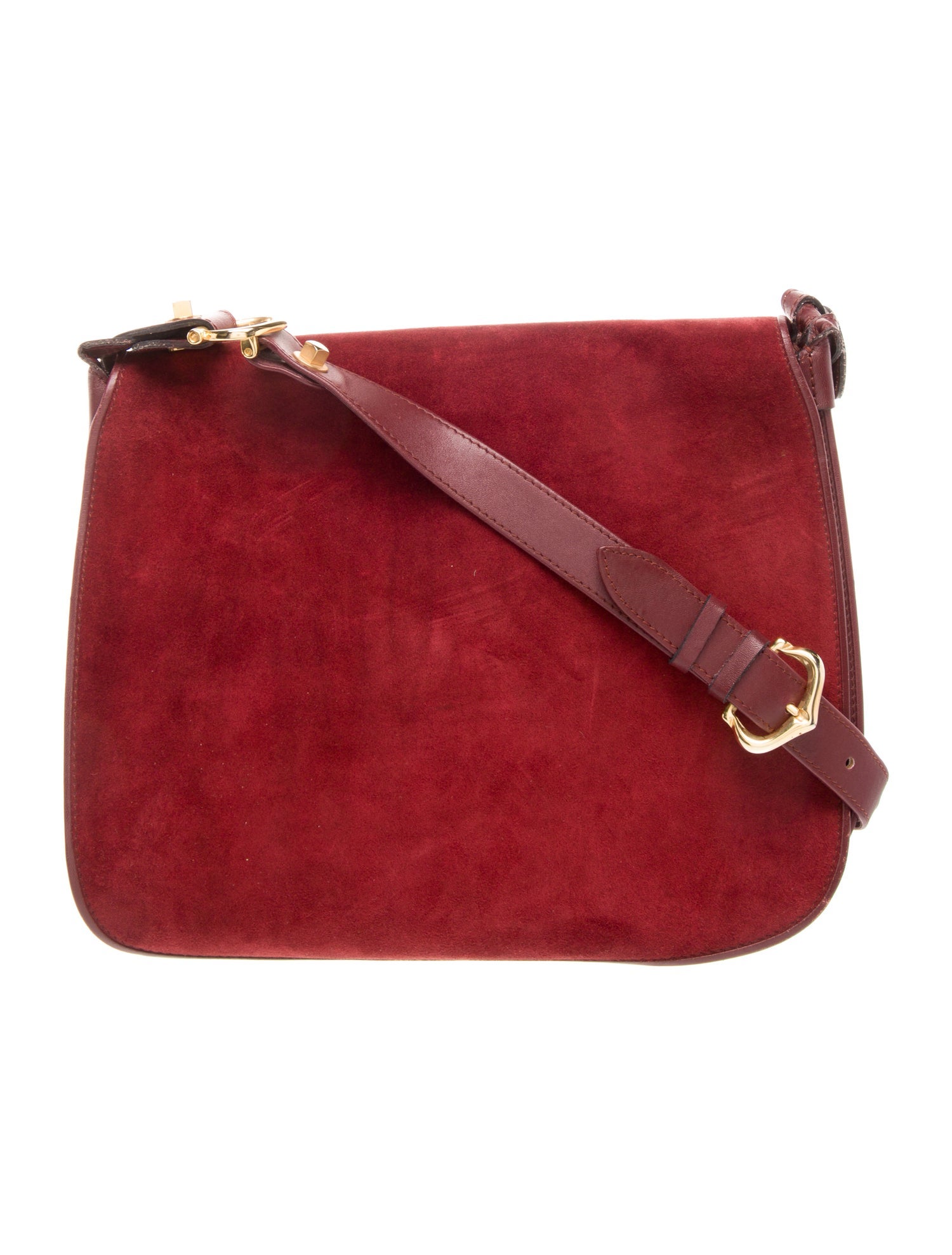 Cartier Suede Messenger Bag