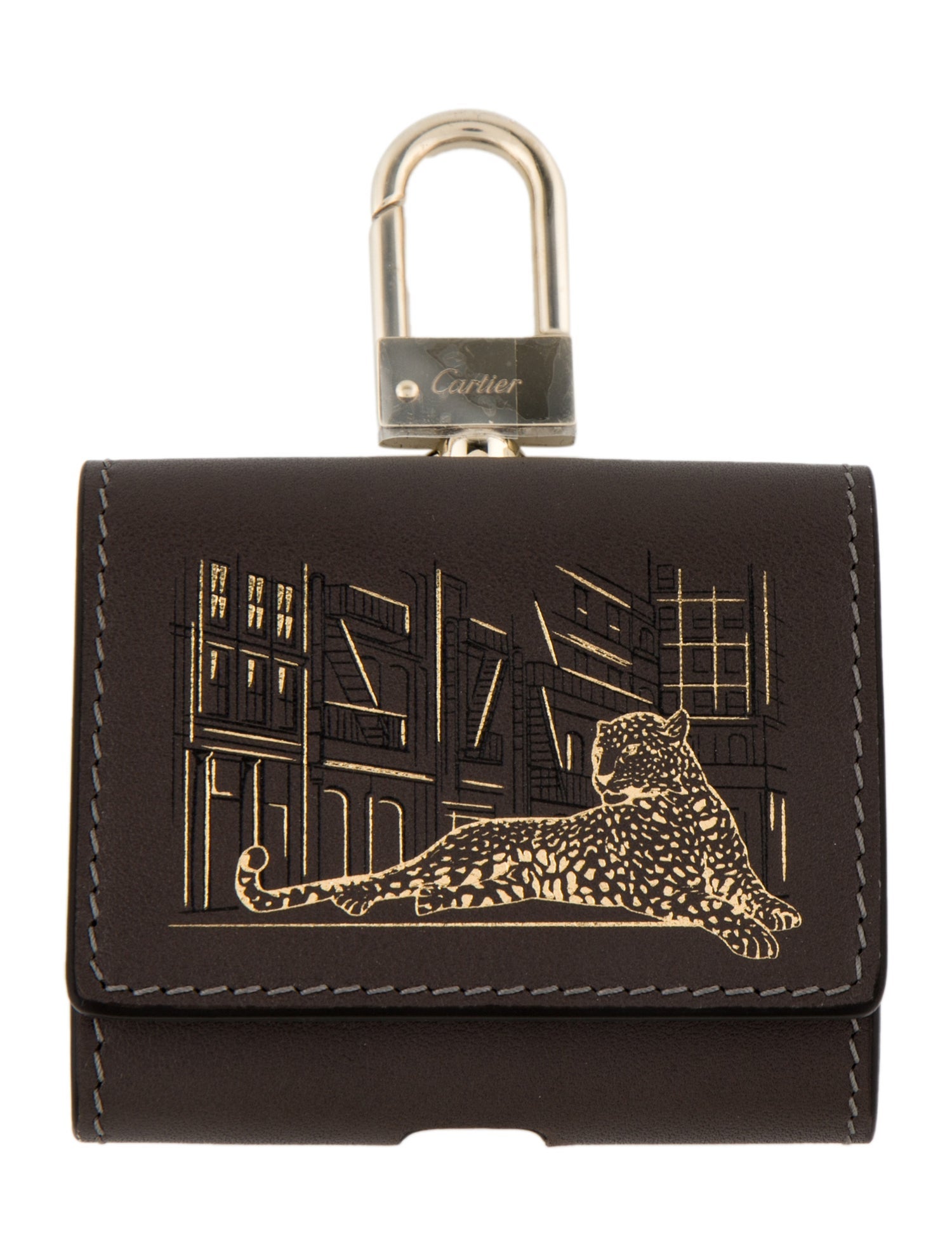 Cartier Leather Bag Charm w/Tags