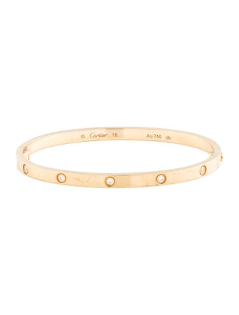 Cartier 10 Diamonds LOVE Bracelet, Small Model