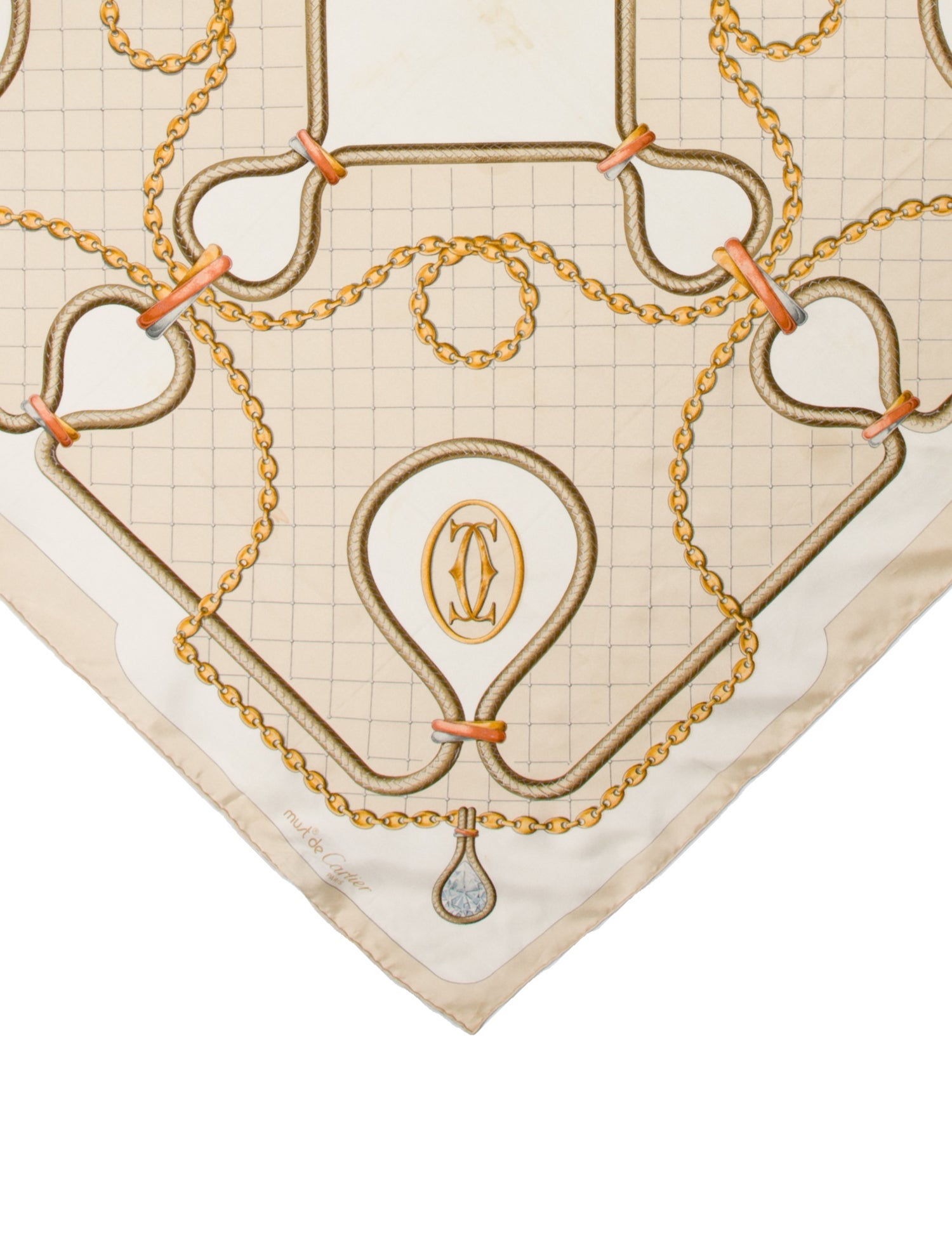 Must de Cartier Silk Printed Scarf