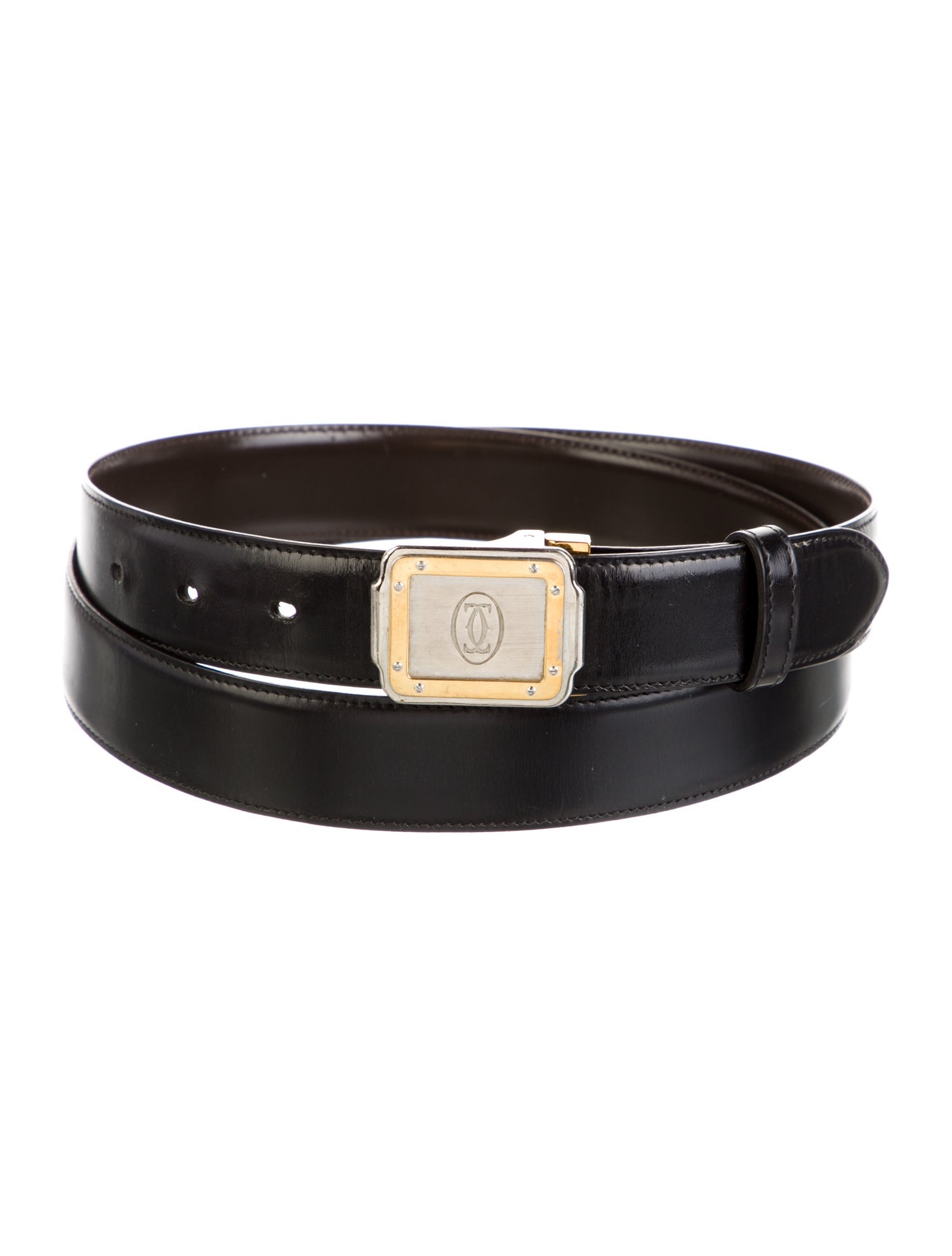 Cartier Skinny Leather Waist Belt