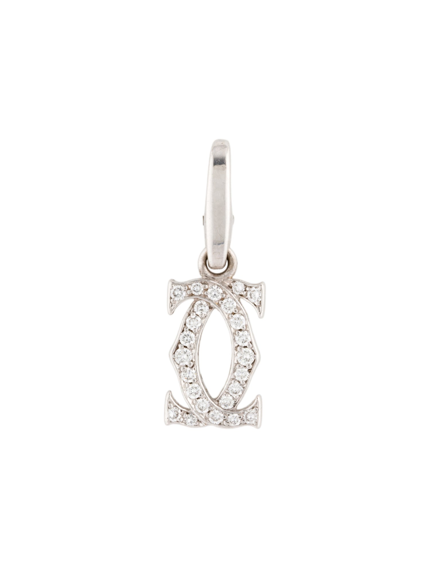 Cartier Diamond Double C Decor Charm