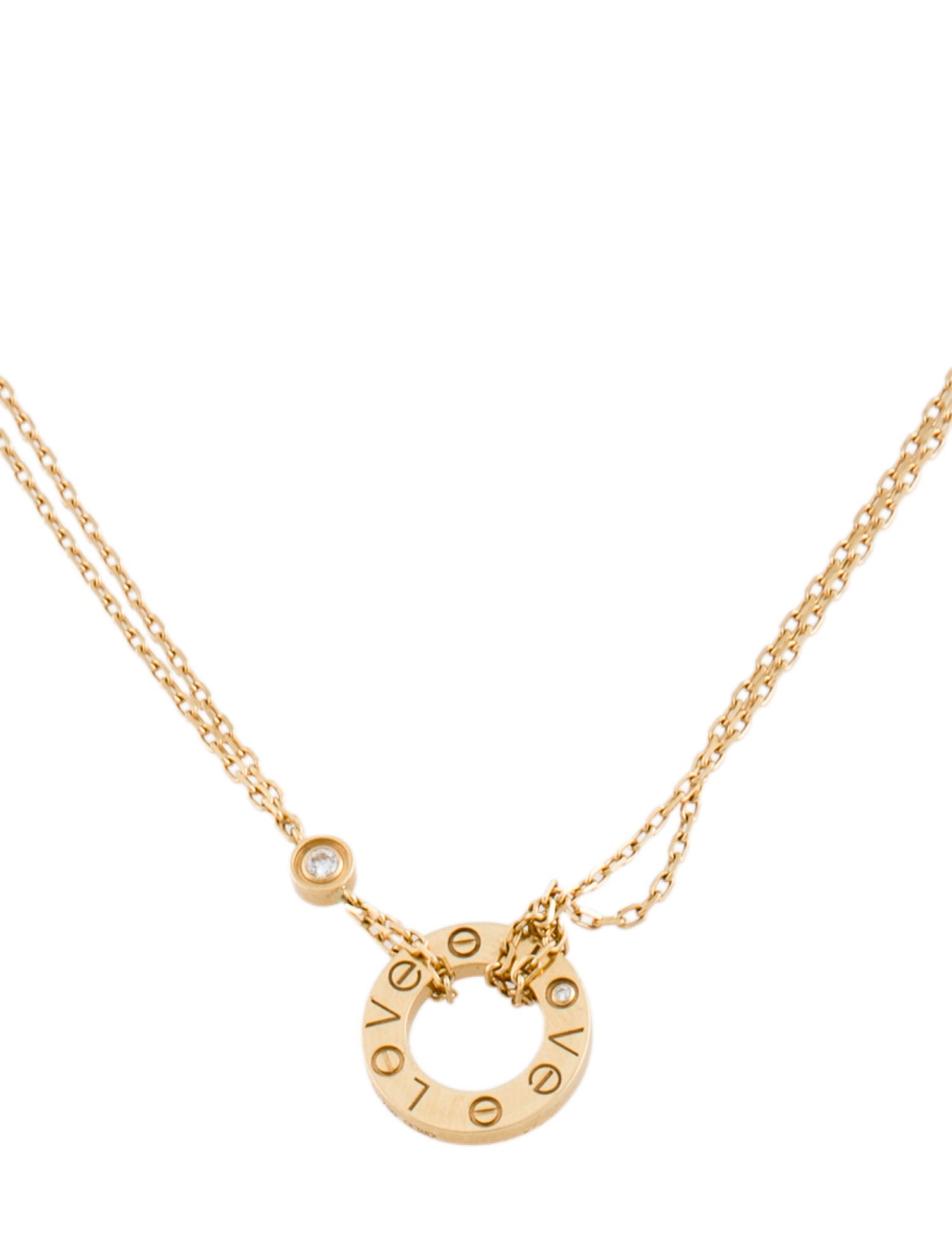 Cartier 2 Diamonds LOVE Pendant