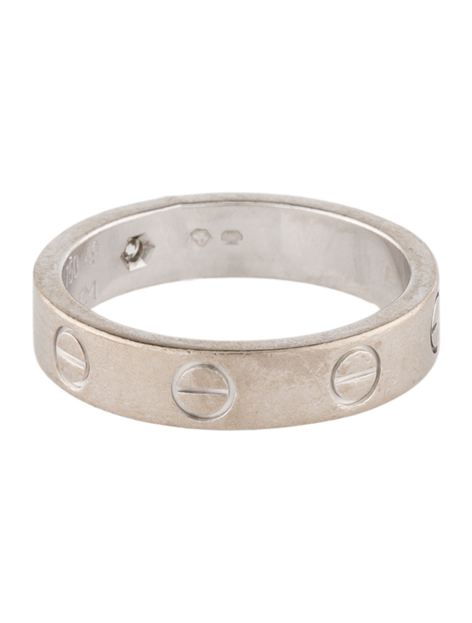 Cartier 1 Diamond LOVE Ring, Small Model