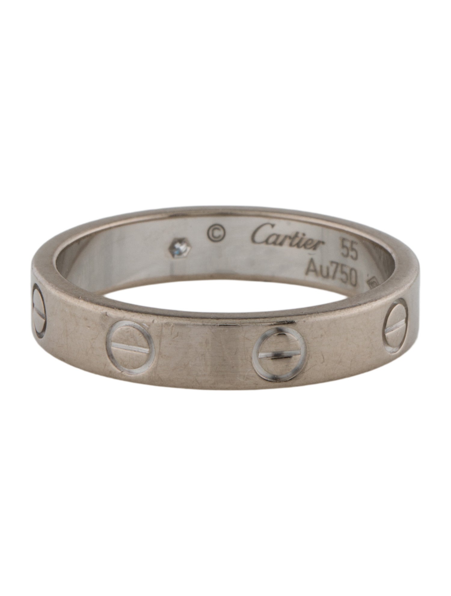 Cartier 1 Diamond LOVE Ring, Small Model