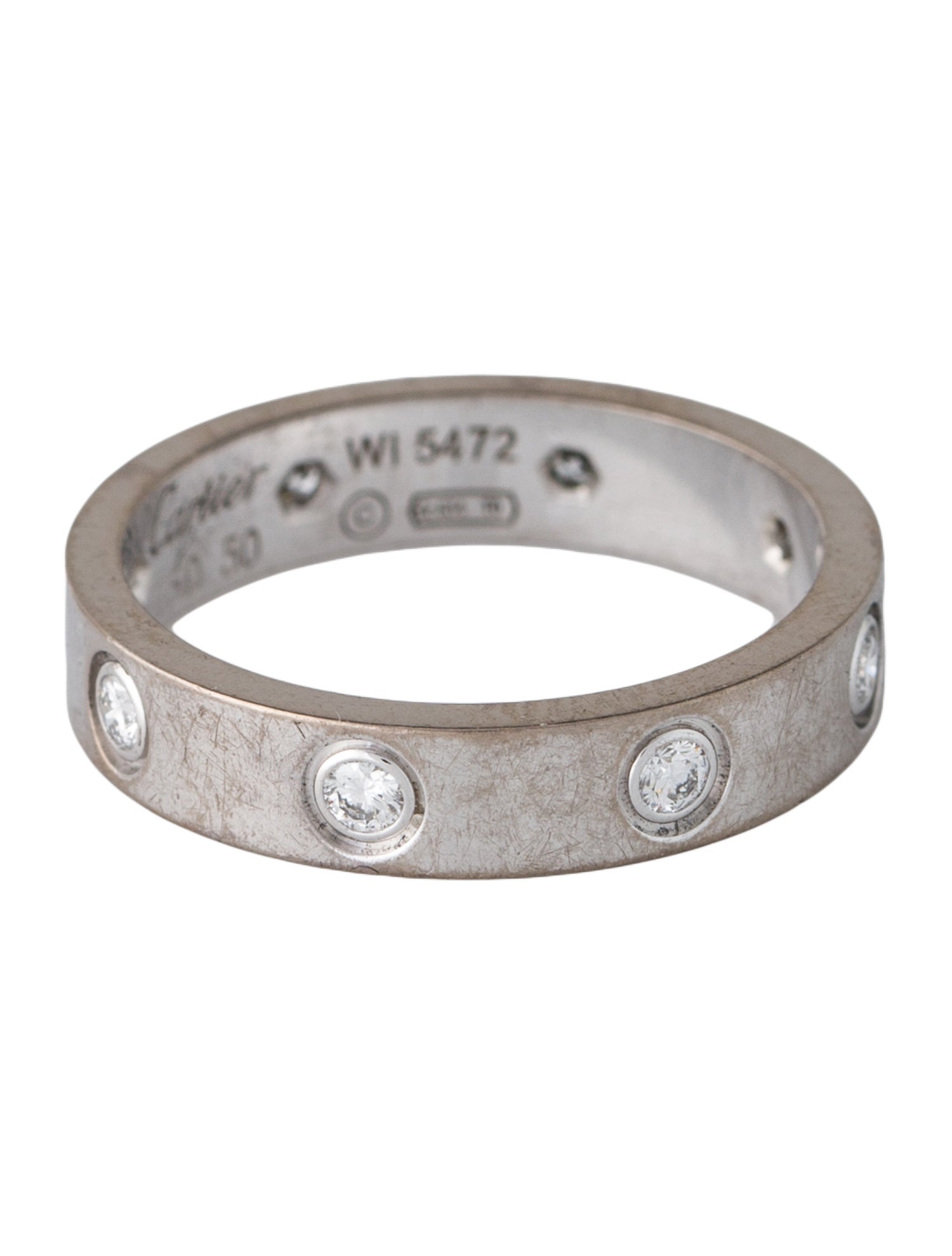 Cartier 8 Diamond Small LOVE Ring