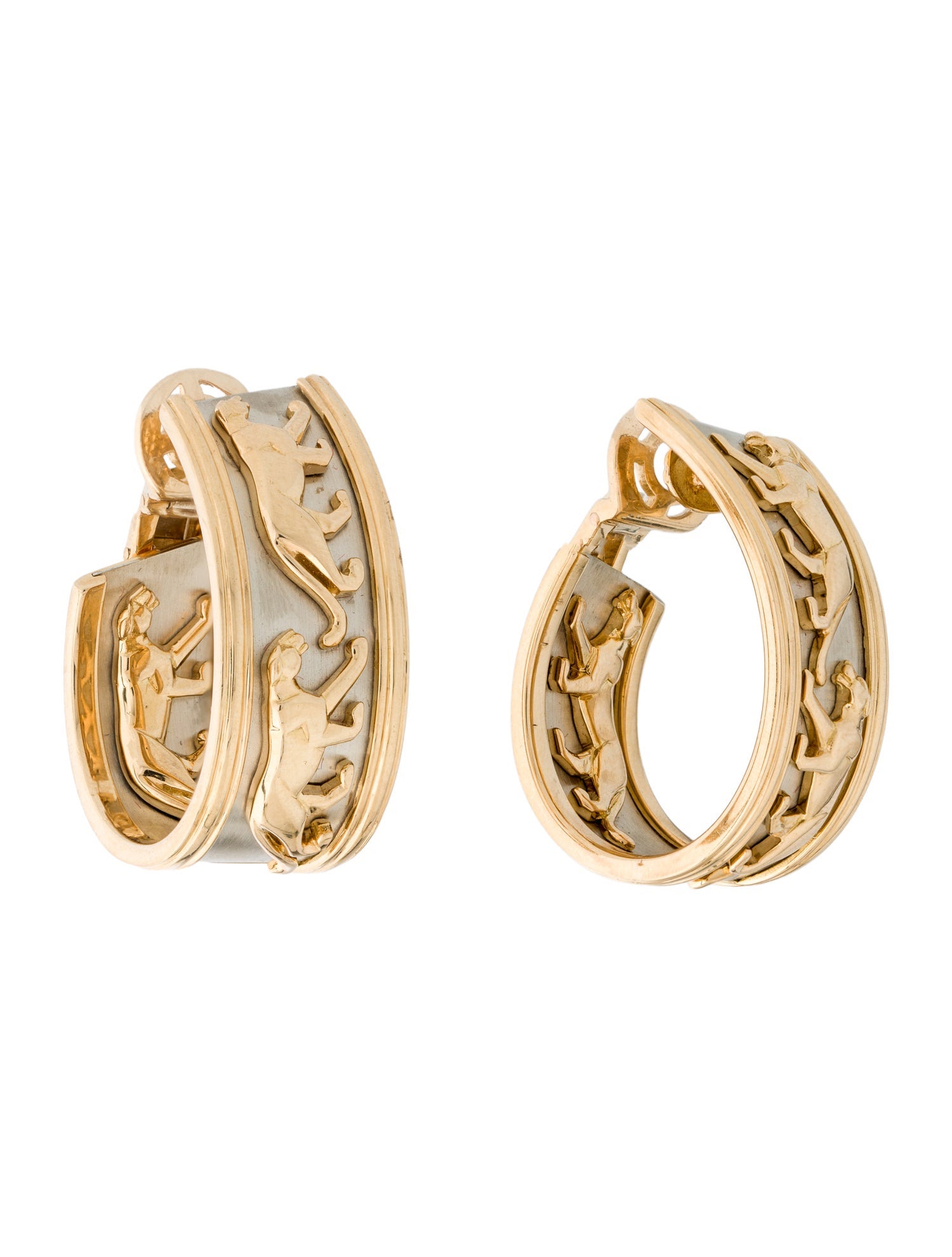 Cartier Vintage Panthère de Cartier Earrings
