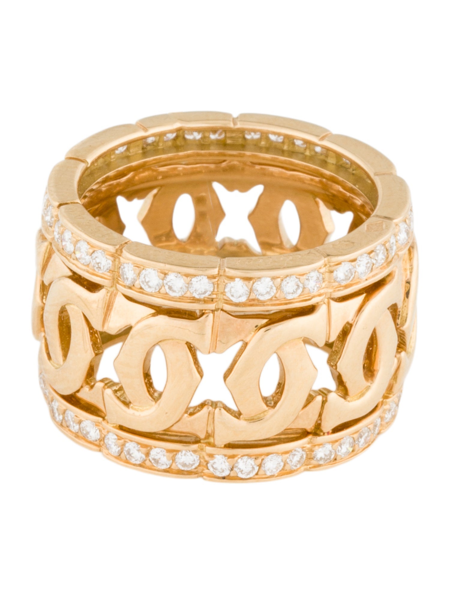 Cartier Vintage Diamond Entrelacés Ring