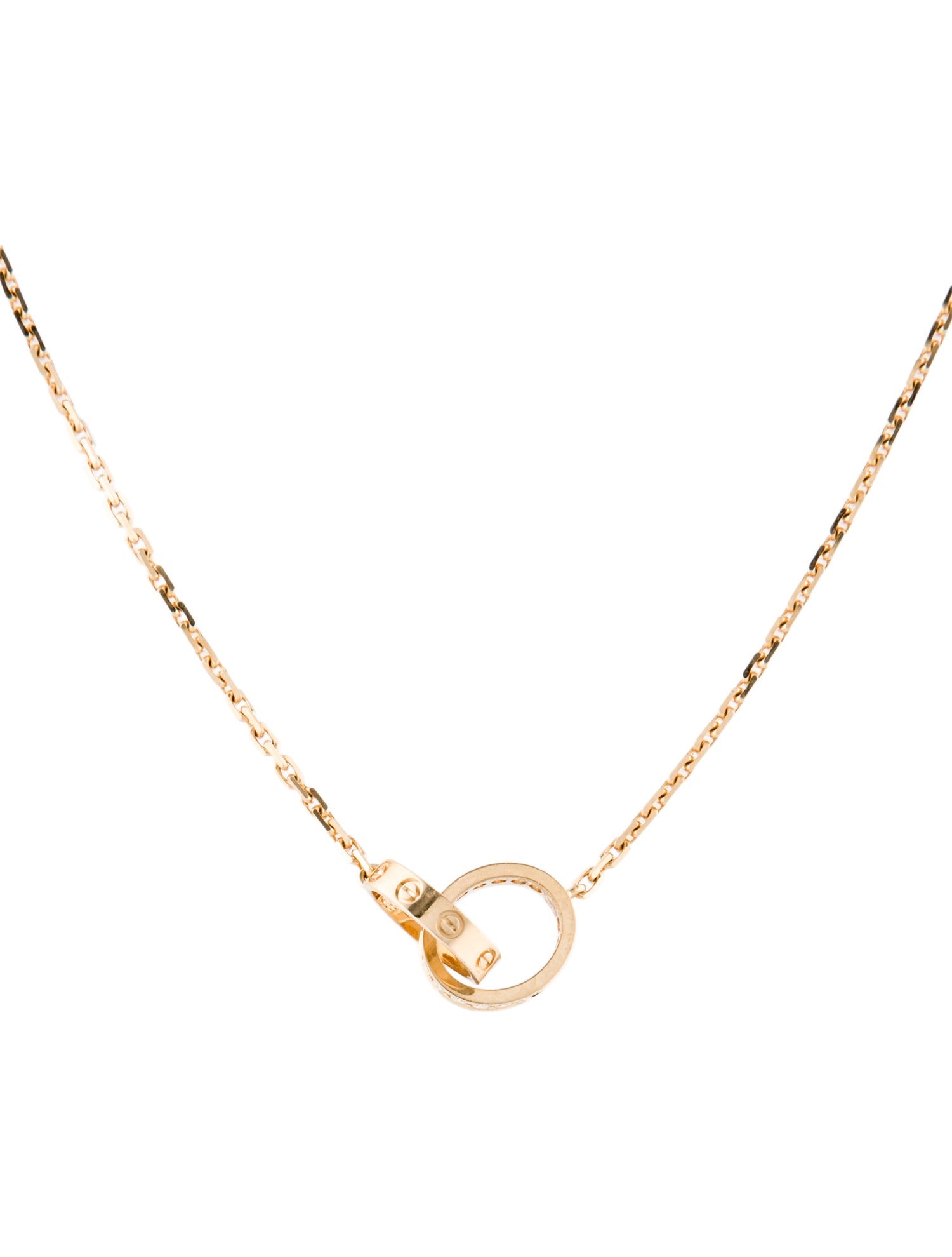 Cartier LOVE Pendant Necklace, Half-Pavéd