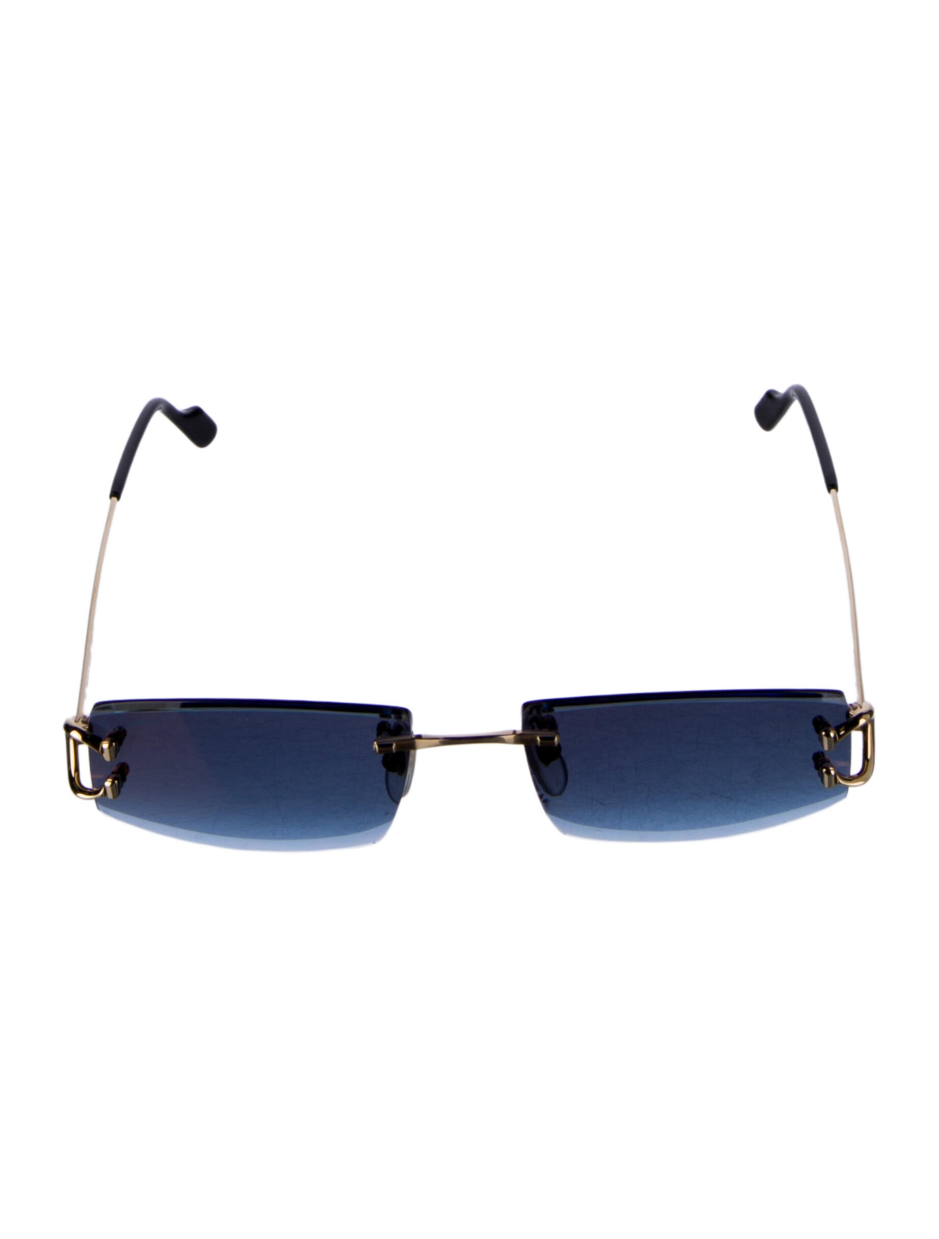 Cartier 'Piccadilly' Narrow Square Sunglasses