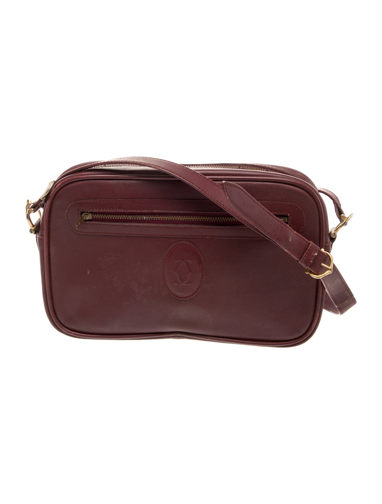 Cartier Leather Crossbody Bag Vintage