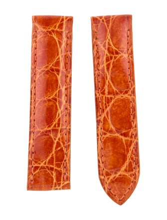Cartier 18mm x 18mm Alligator Watch Strap for Deployant