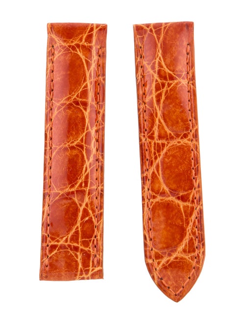 Cartier 18mm x 18mm Alligator Watch Strap for Deployant