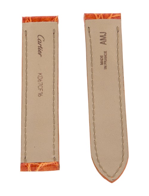 Cartier 18mm x 18mm Alligator Watch Strap for Deployant