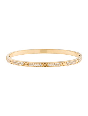 Cartier Pavéd LOVE Bracelet, Small Model