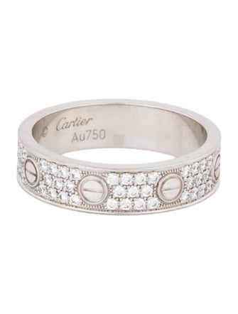 Cartier LOVE Ring, Small Model, Paved