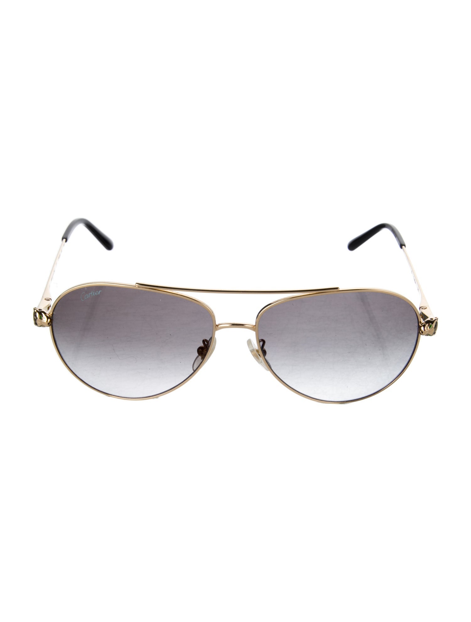 Cartier Panthere De Cartier Aviator Sunglasses