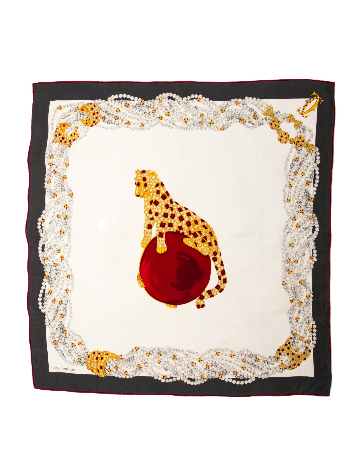 Cartier Silk Printed Scarf