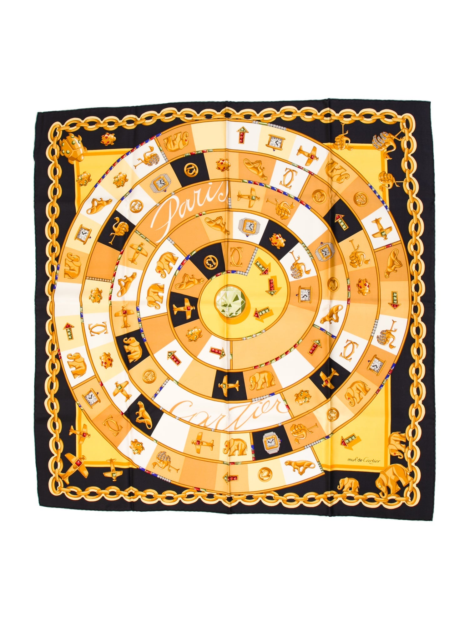 Cartier Silk Printed Scarf