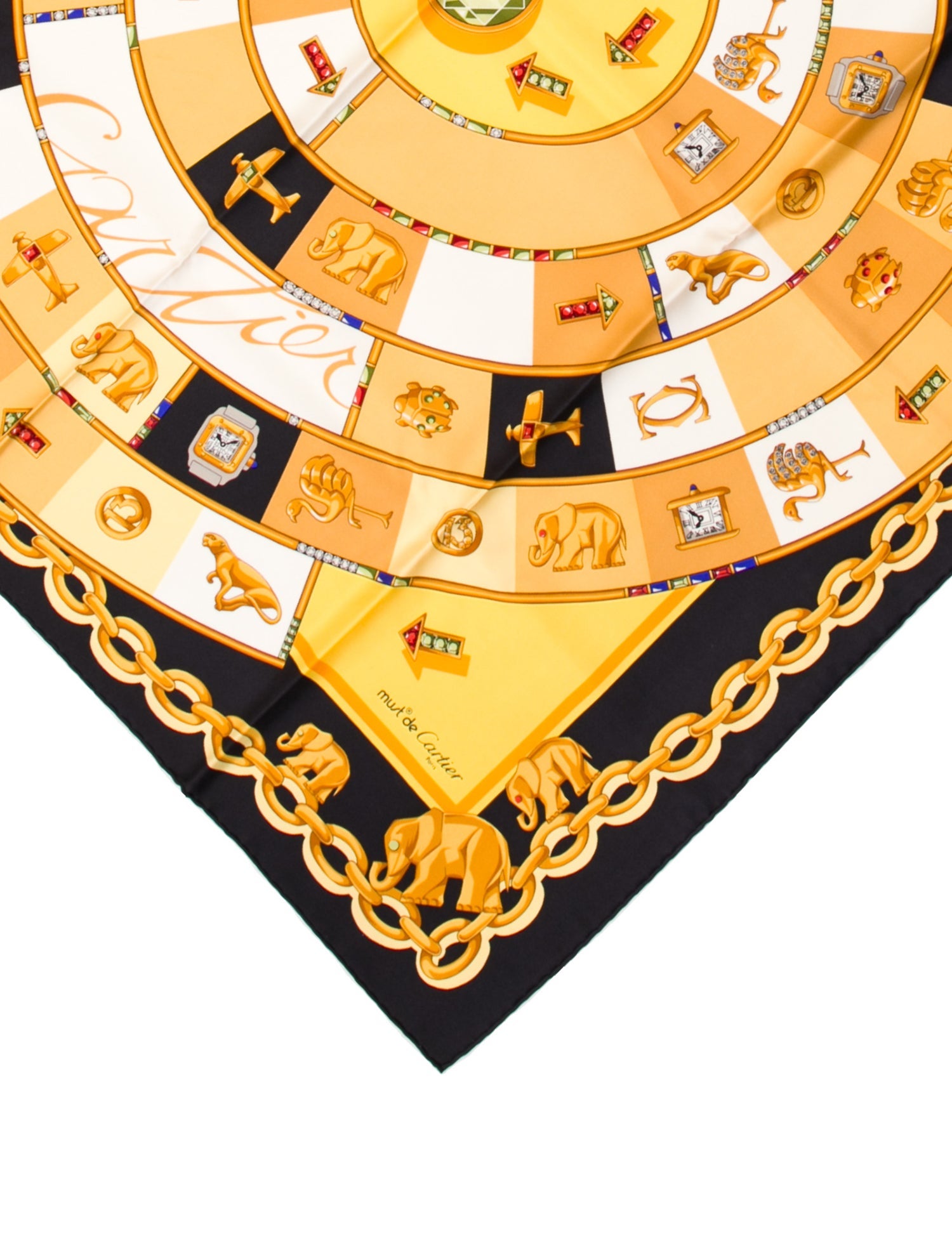 Cartier Silk Printed Scarf