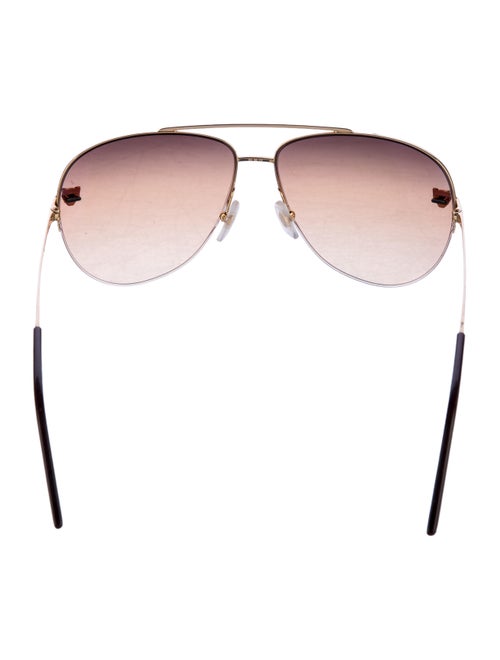 Cartier Panthere De Cartier Aviator Sunglasses