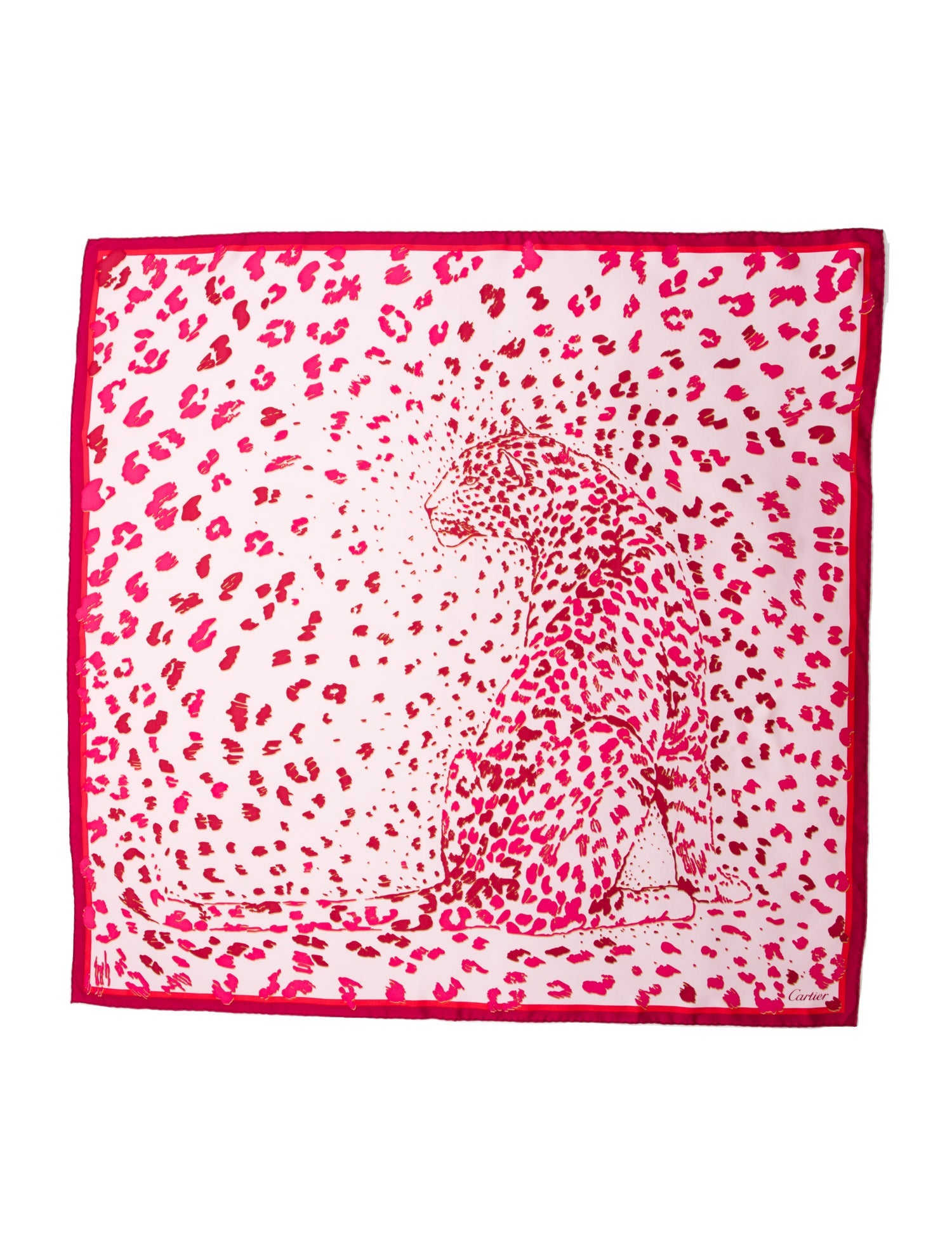 Cartier Silk Printed Scarf