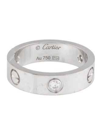 Cartier 3 Diamond Classic LOVE Ring