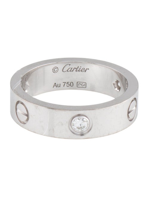 Cartier 3 Diamond Classic LOVE Ring