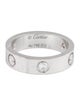 Cartier 3 Diamond Classic LOVE Ring