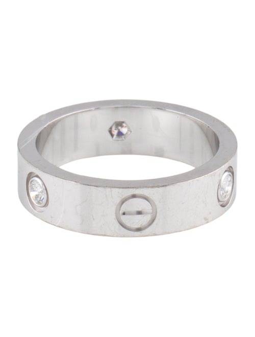 Cartier 3 Diamond Classic LOVE Ring