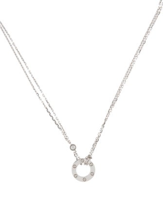 Cartier 2 Diamonds LOVE Pendant Necklace