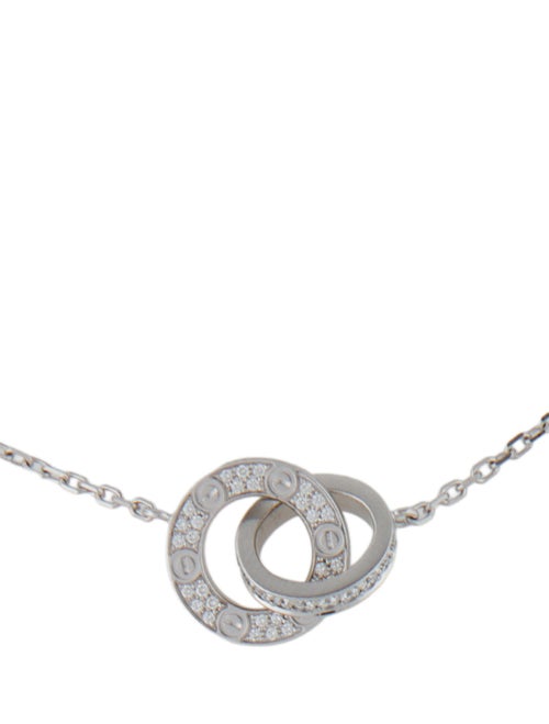 Cartier Paved LOVE Pendant Necklace