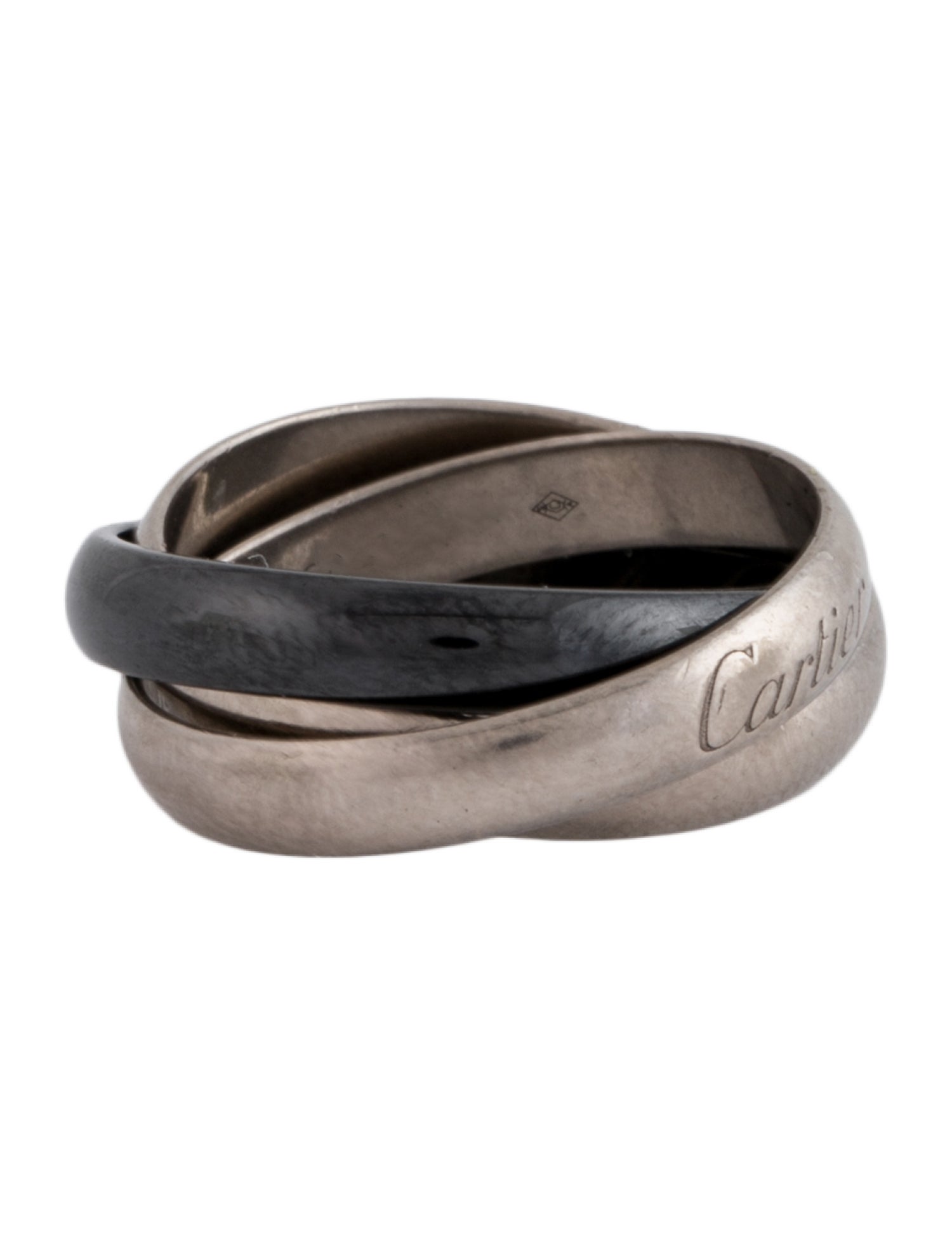 Cartier Ceramic Trinity Ring, Classic Model