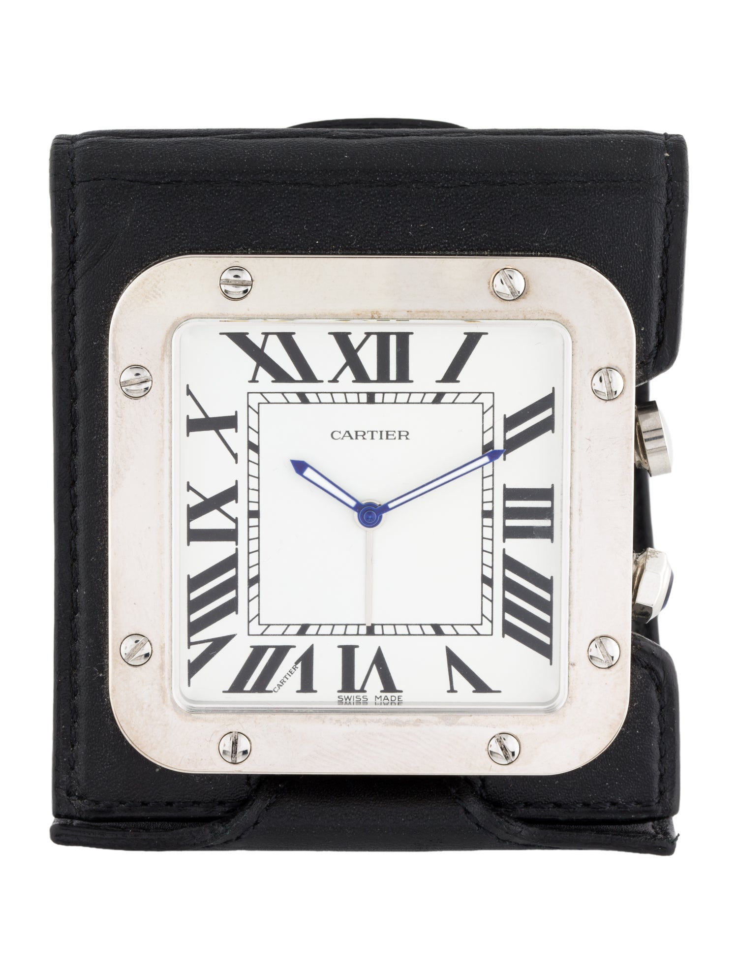 Cartier Santos Travel Alarm Clock