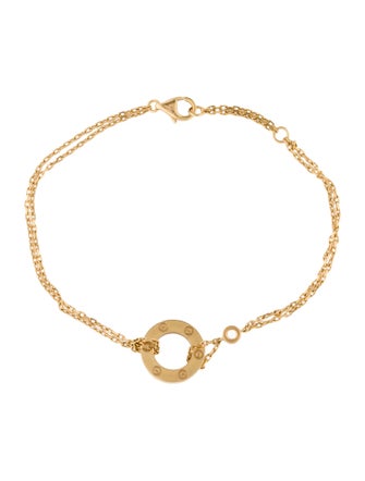 Cartier LOVE Bracelet, On Chain, 2 Diamonds