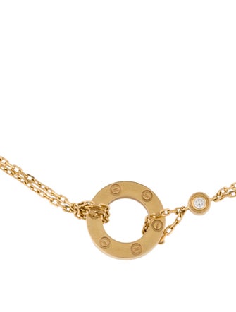Cartier LOVE Bracelet, On Chain, 2 Diamonds