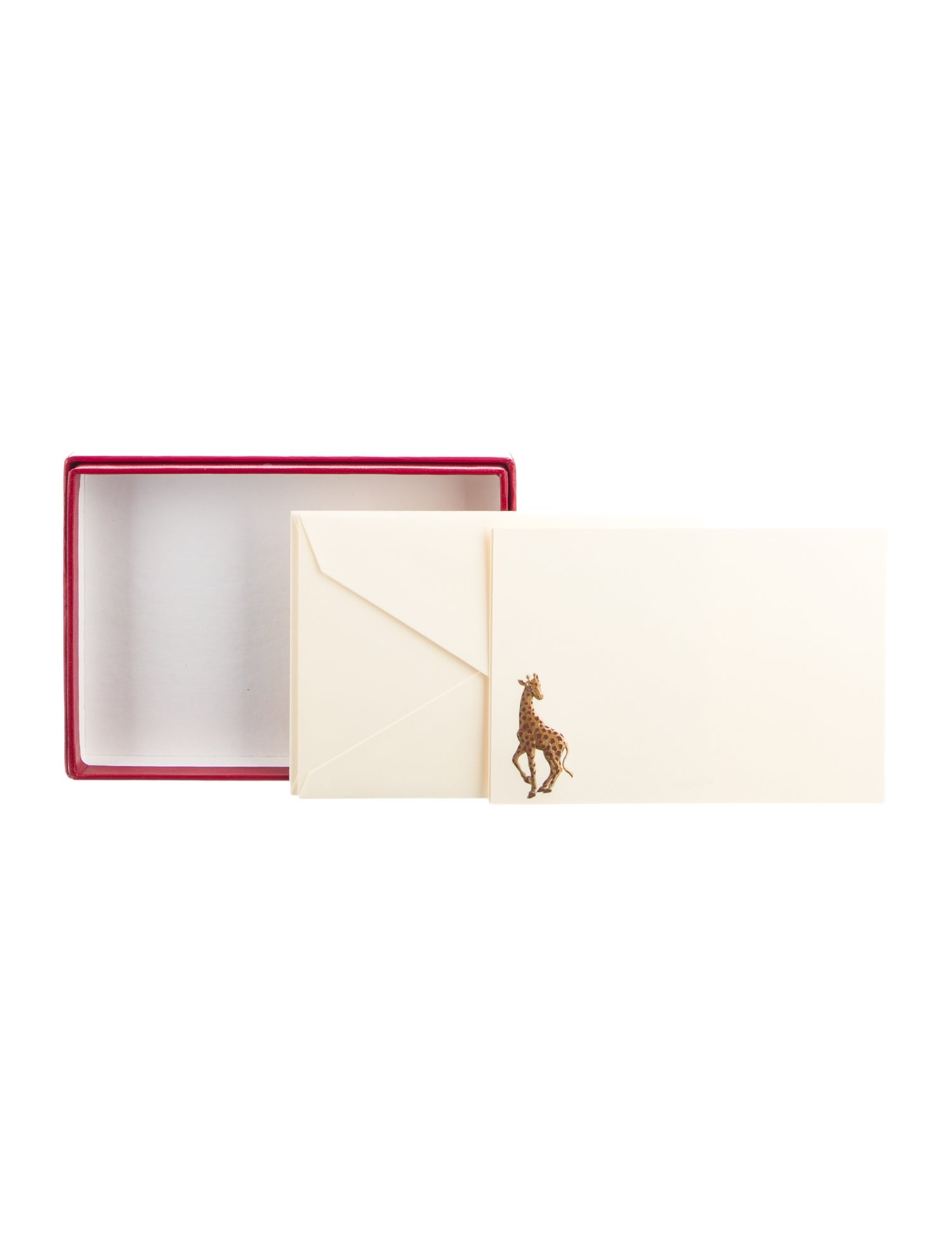 Cartier 4-Piece Giraffe Stationery Set