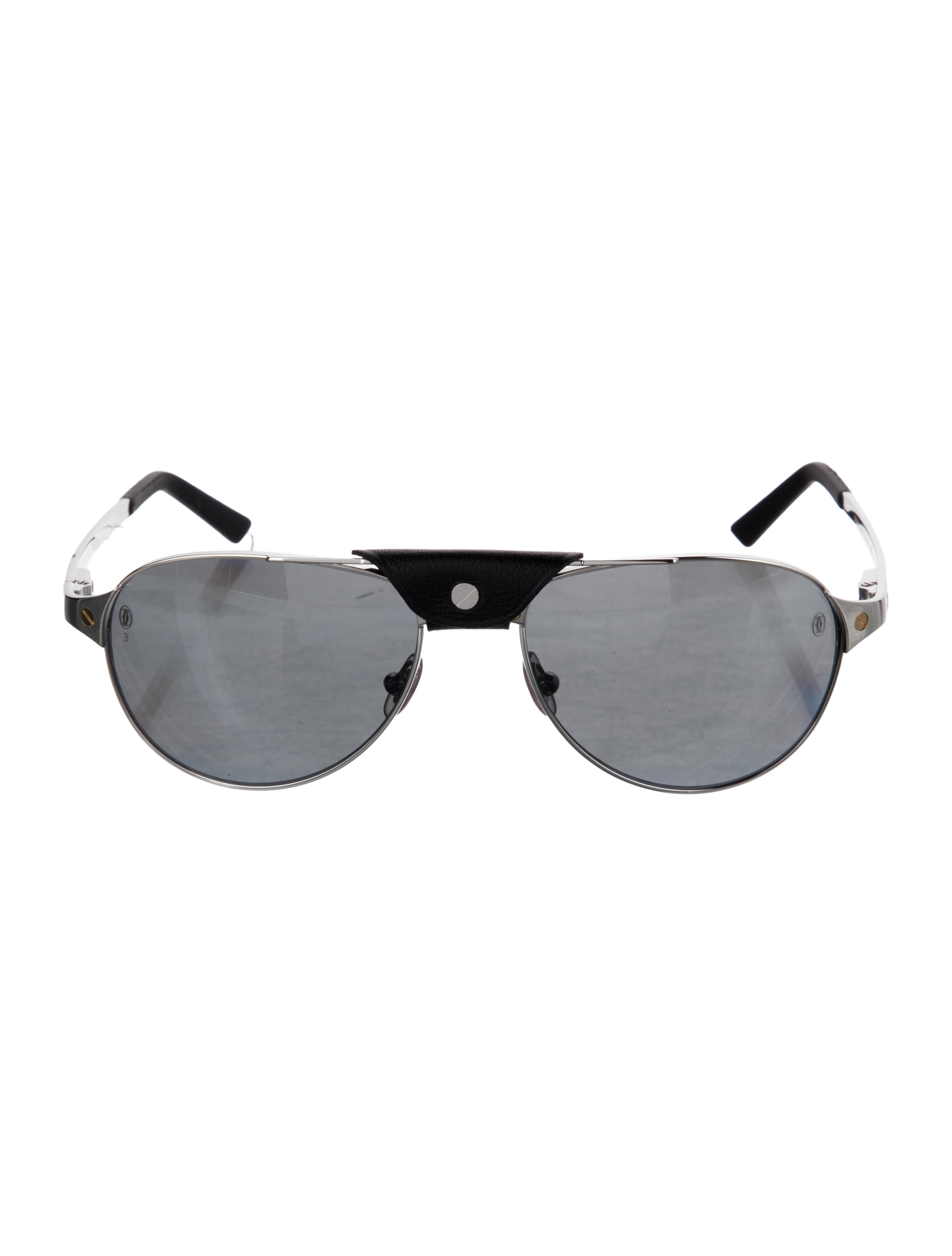 Cartier Limited Edition Santos Dumont Aviator Sunglasses