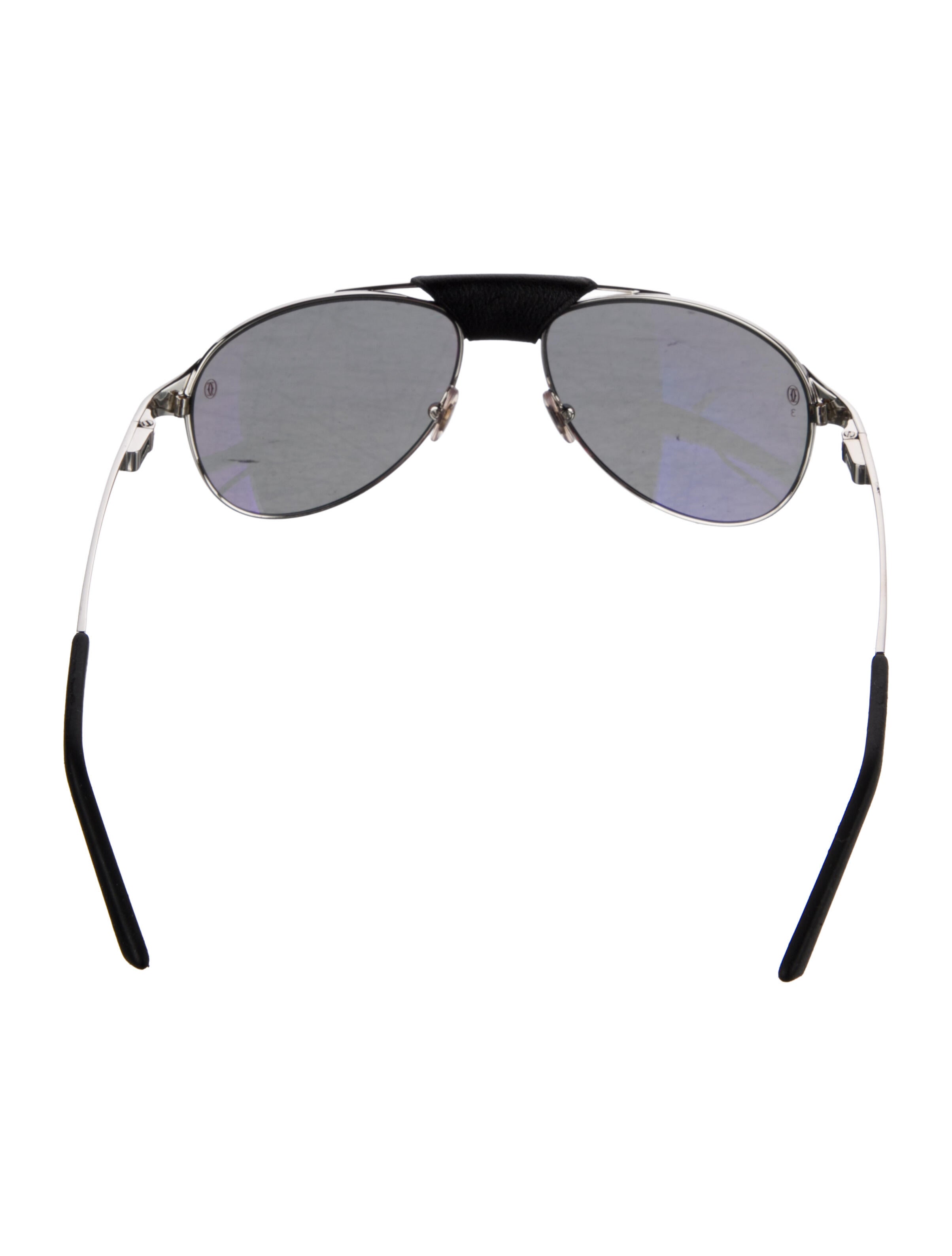Cartier Limited Edition Santos Dumont Aviator Sunglasses