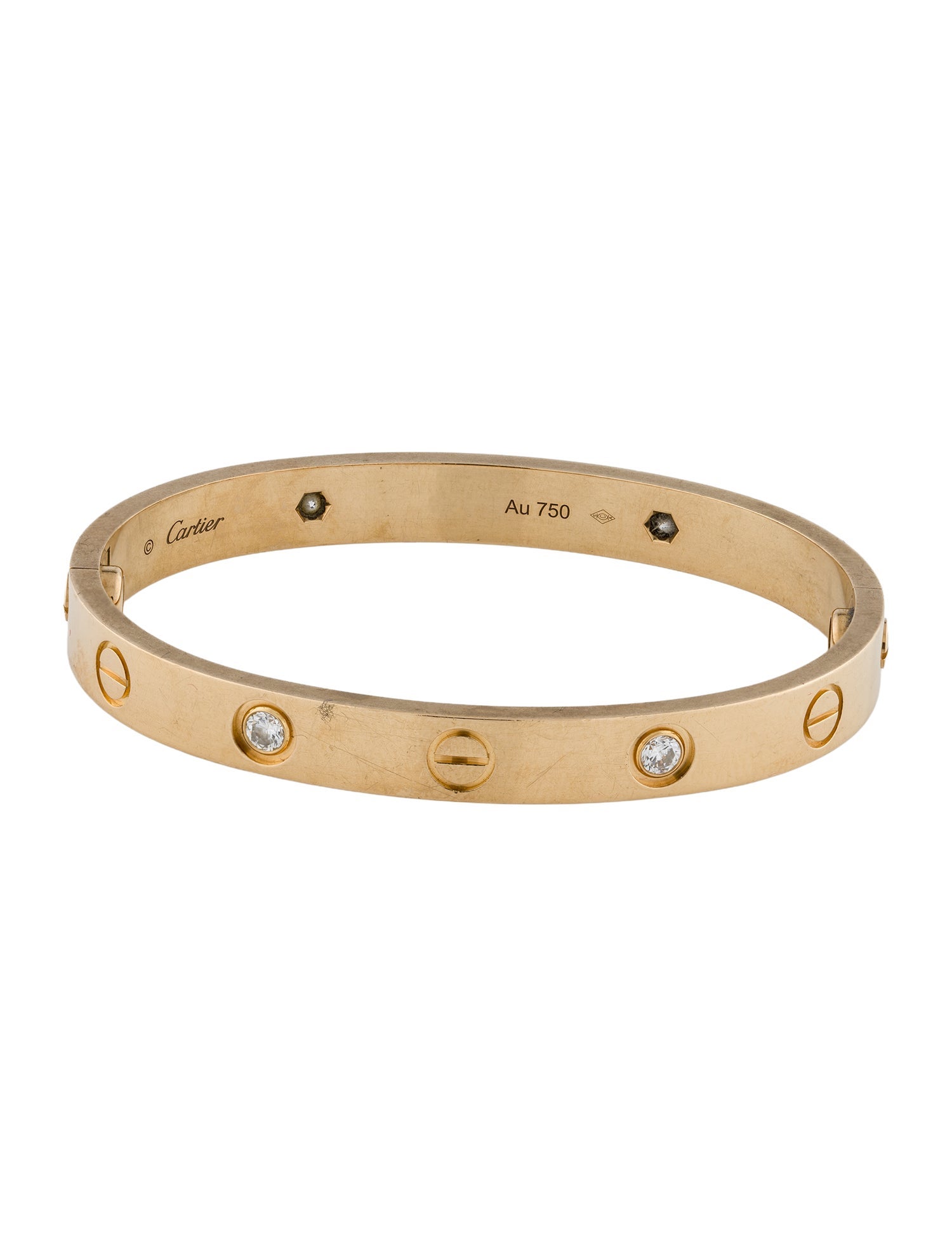 Cartier 4 Diamond LOVE Bracelet
