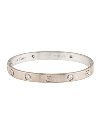 Cartier LOVE Bracelet, Classic Model, 4 Diamonds