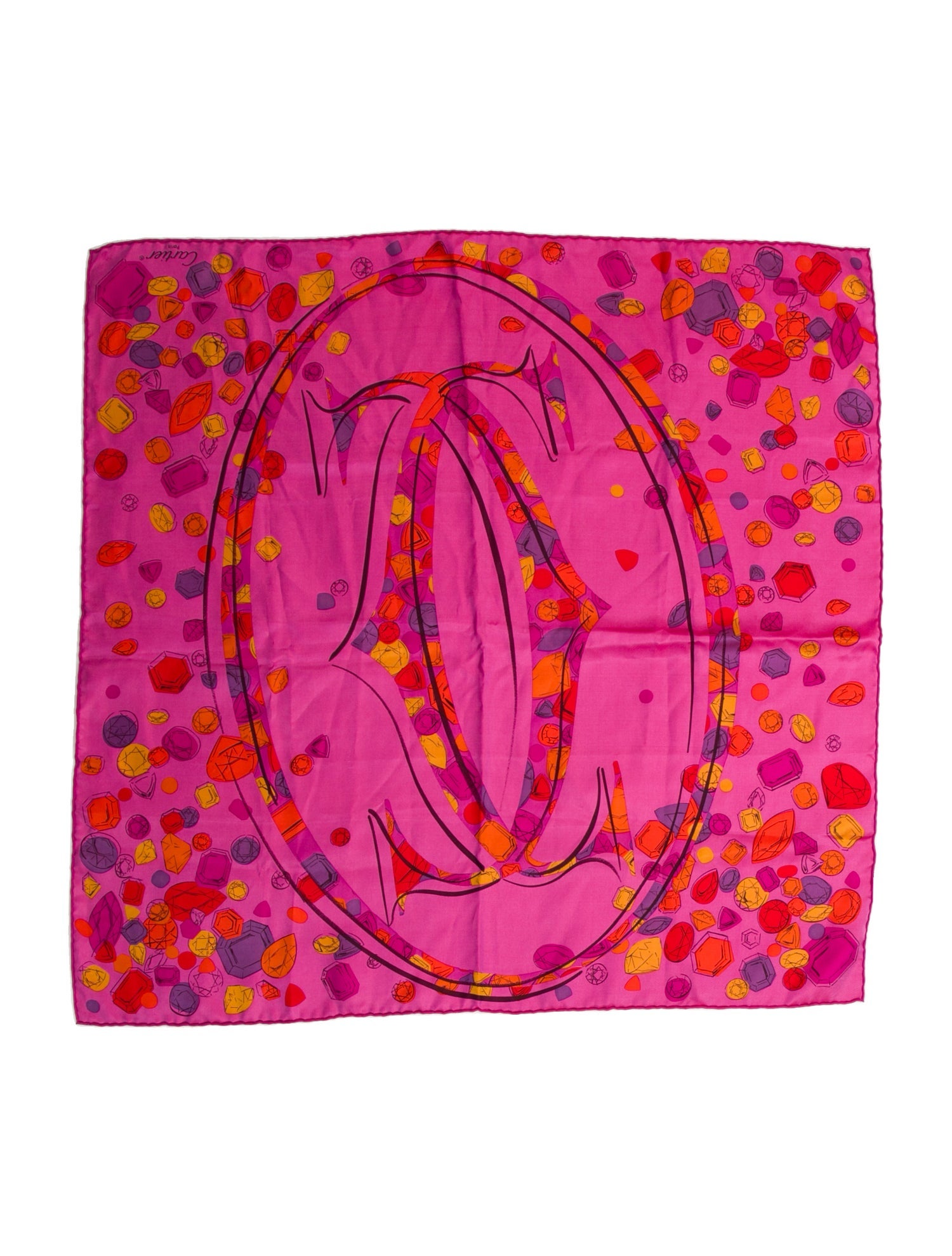 Cartier Silk Printed Scarf